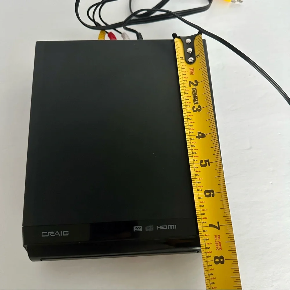 Craig CVD401A HDMI DVD Player 1080p Upconvert Remote Manual Tested Works